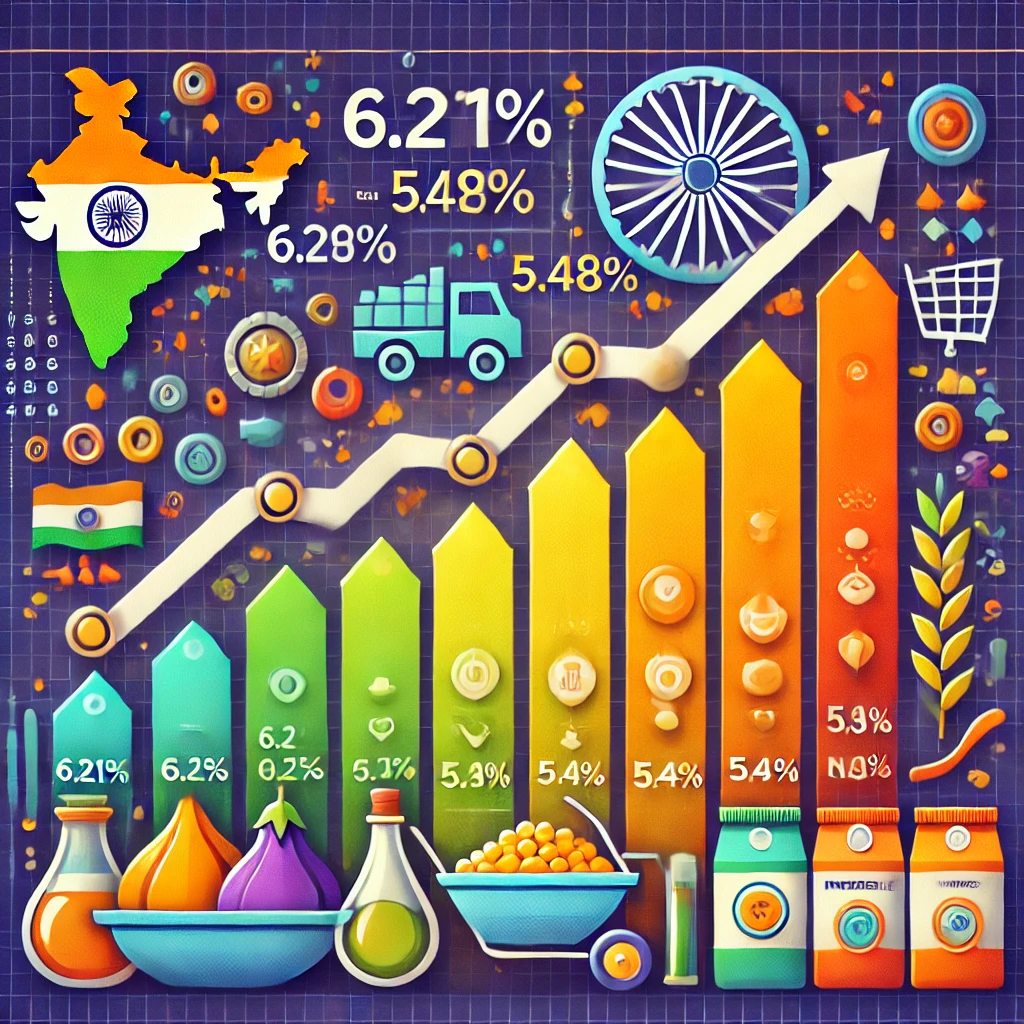 India's Retail Inflation Drops to 5.48% in November, Marking a Notable Decline from October's 6.21%