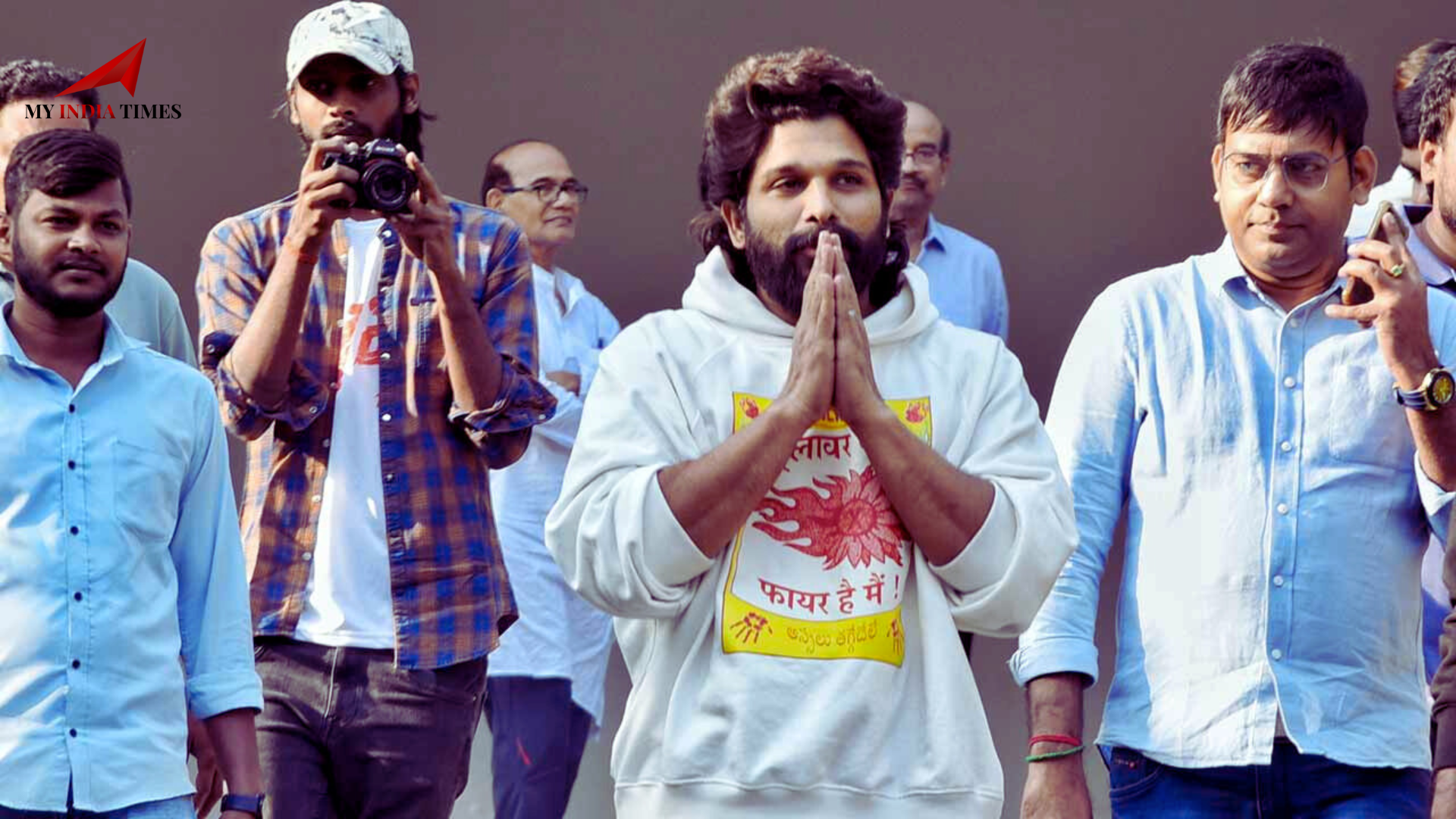 Massive Protest Erupts Outside Allu Arjun